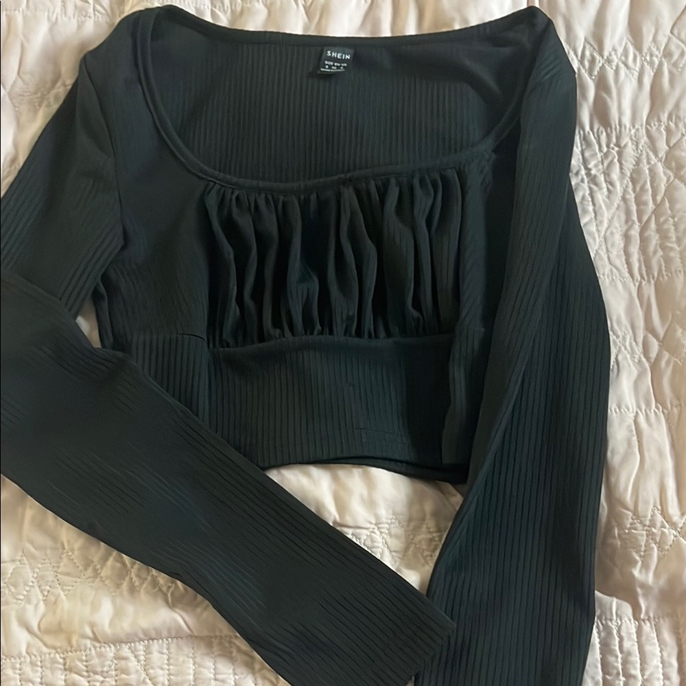 Shein Black Long Sleeve Top
